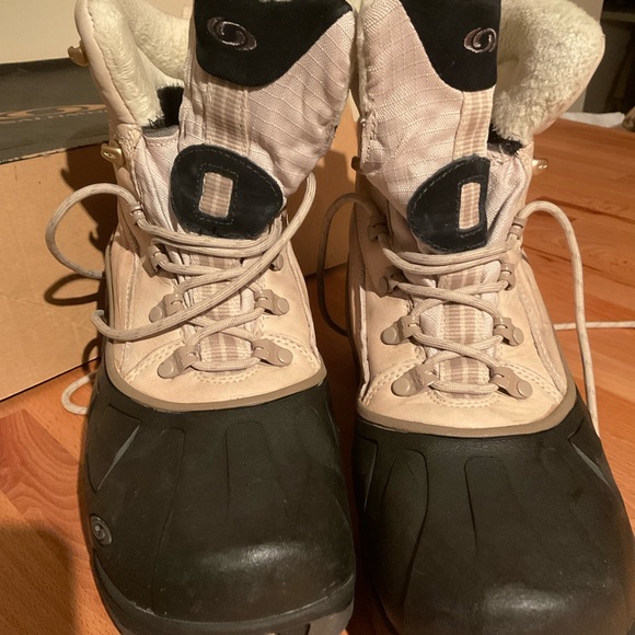 Salomon Womens waterproof winter boots Size 8 - Picture 4 of 9